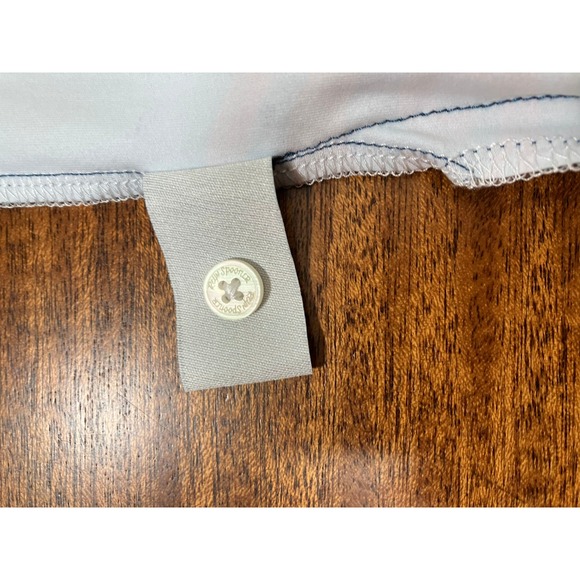 Reyn Spooner Alfred Shaheen Mens Medium Blue Pink Bird of Paradise Polo Shirt - Picture 9 of 14